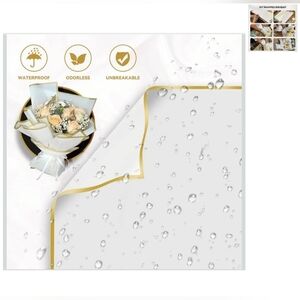 🍎 20 Sheets Bouquet Wrapping Paper DIY Waterproof Gift Wrap Crafts Gold Trim